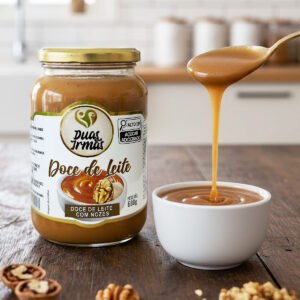 Doce de Leite com Nozes 680g - Duas Irmãs