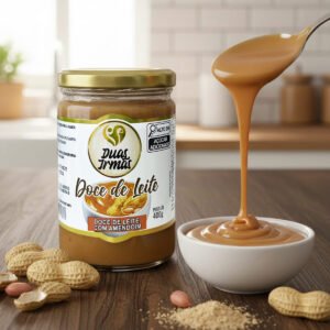 Doce de Leite com Amendoim 400g - Duas Irmãs