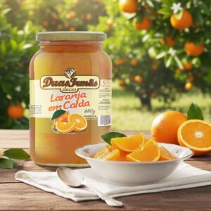 Doce de Laranja em Calda 680g - Duas Irmãs