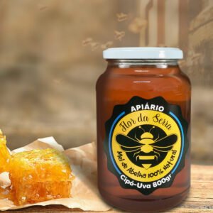 Mel Puro Cipó-Uva 800g - Flor da Serra