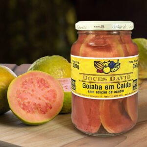 Goiaba em Calda Zero Açúcar 520g - Doces David