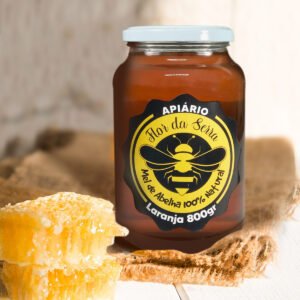 Mel Puro Laranjeira 800g - Flor da Serra
