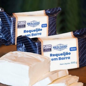 Requeijão em Barra Cremoso 500g - Bom da Fazenda